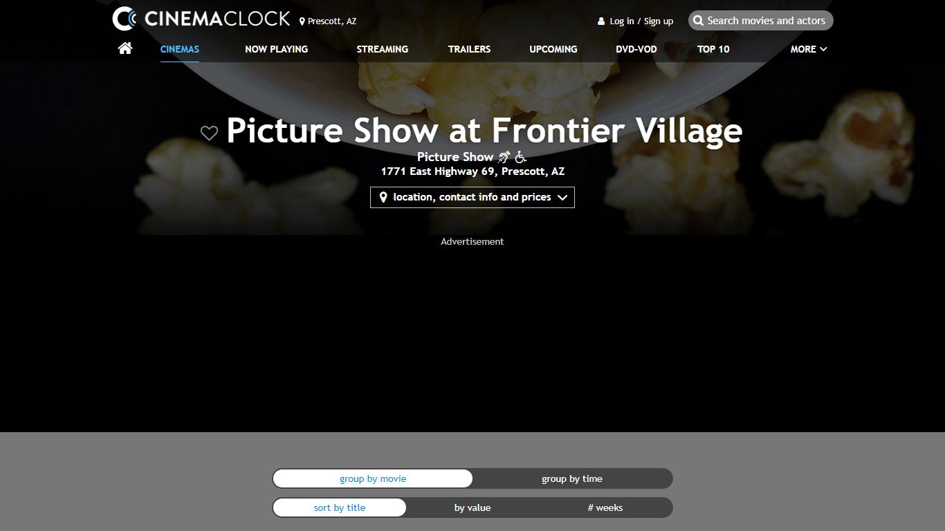 Picture Show at Frontier Village movies and showtimes - Cinema Clock